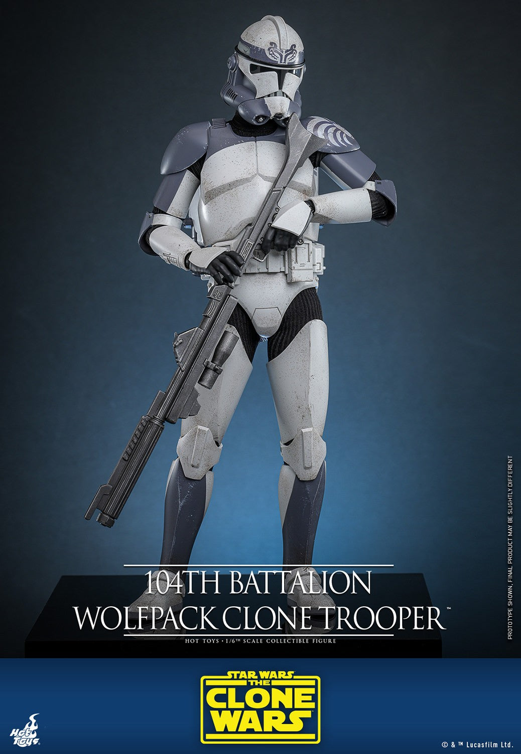 104th Battalion Wolfpack Clone Trooper Star Wars Sixth Scale Figure
