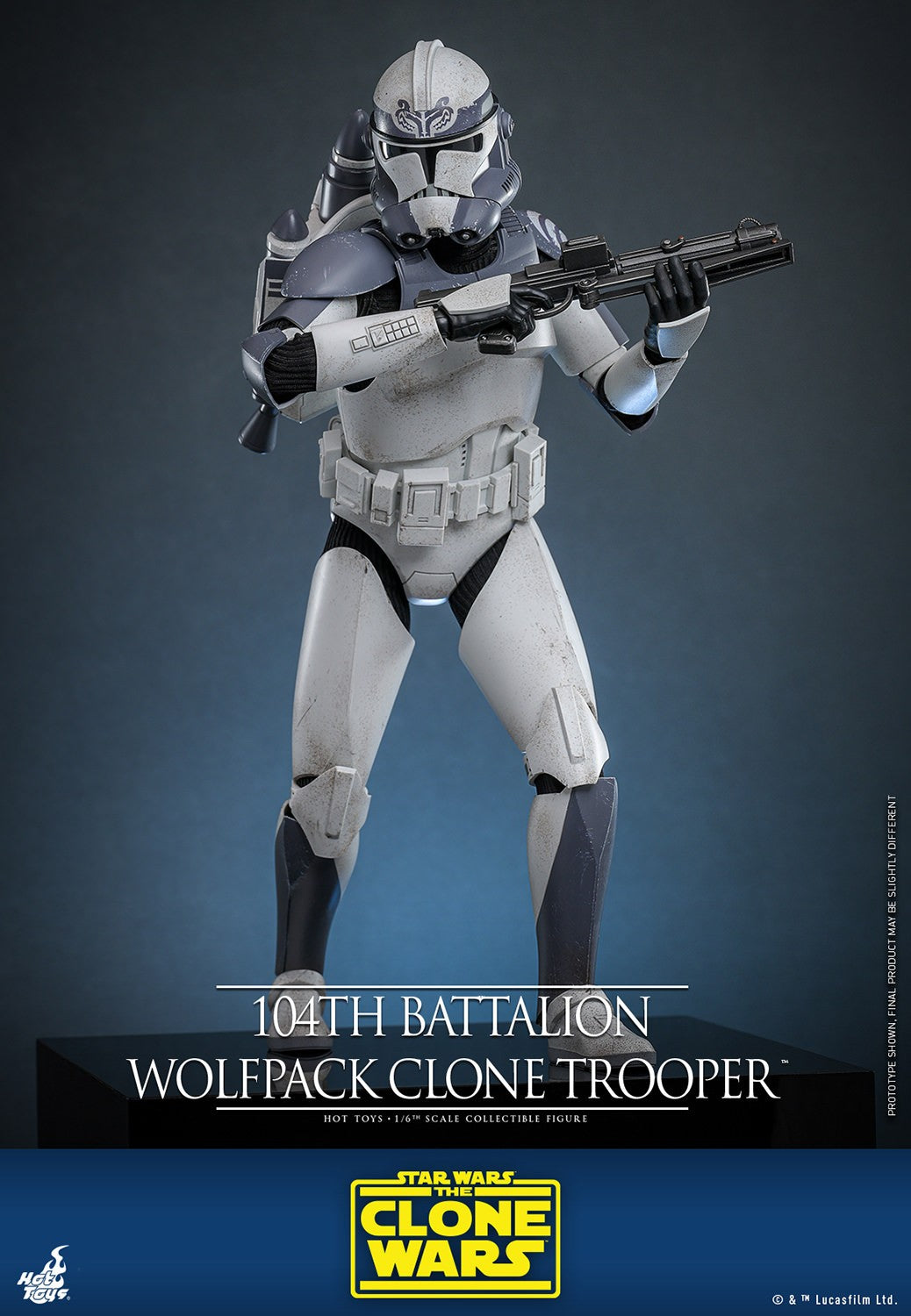 104th Battalion Wolfpack Clone Trooper Star Wars Sixth Scale Figure