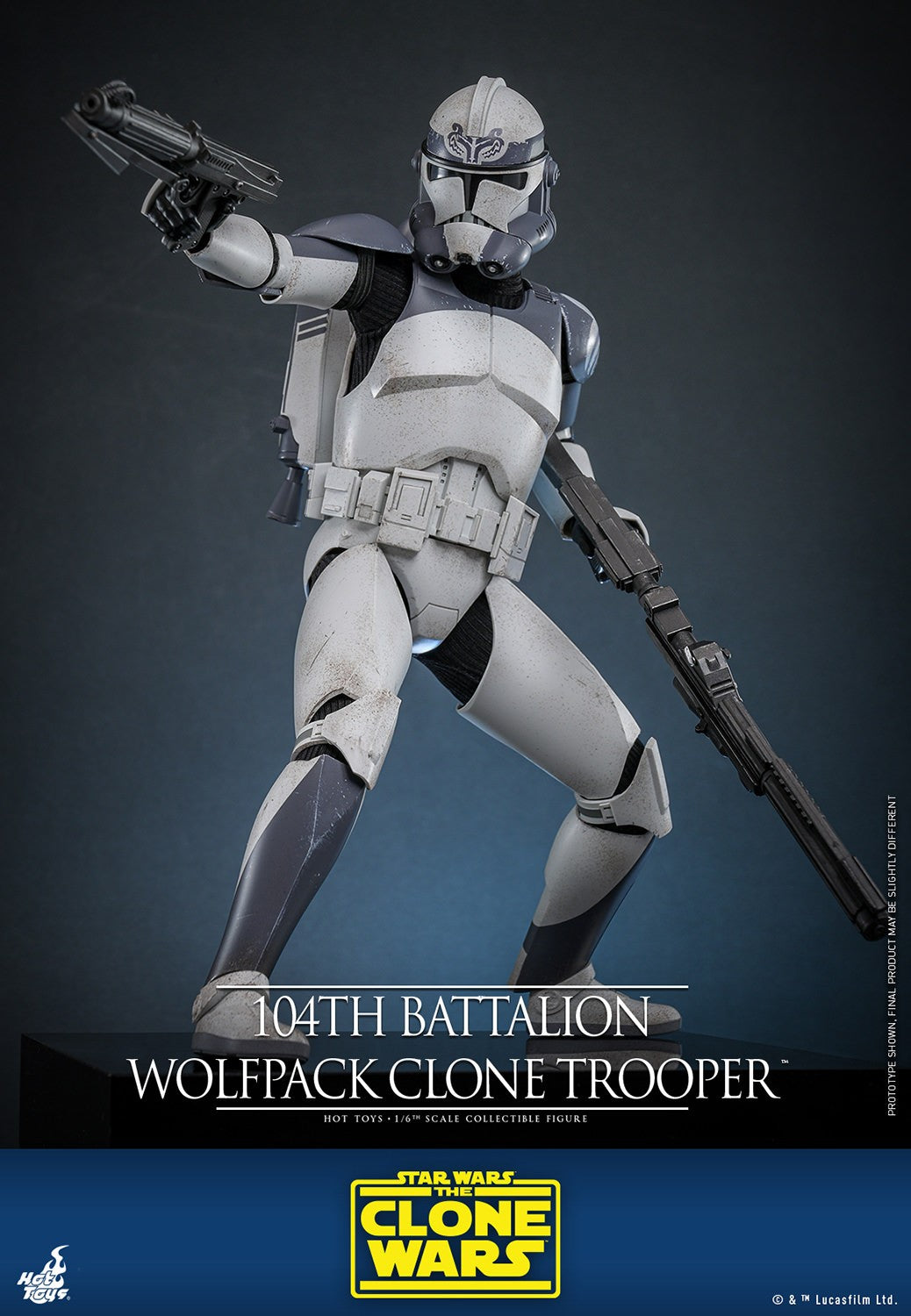 104th Battalion Wolfpack Clone Trooper Star Wars Sixth Scale Figure