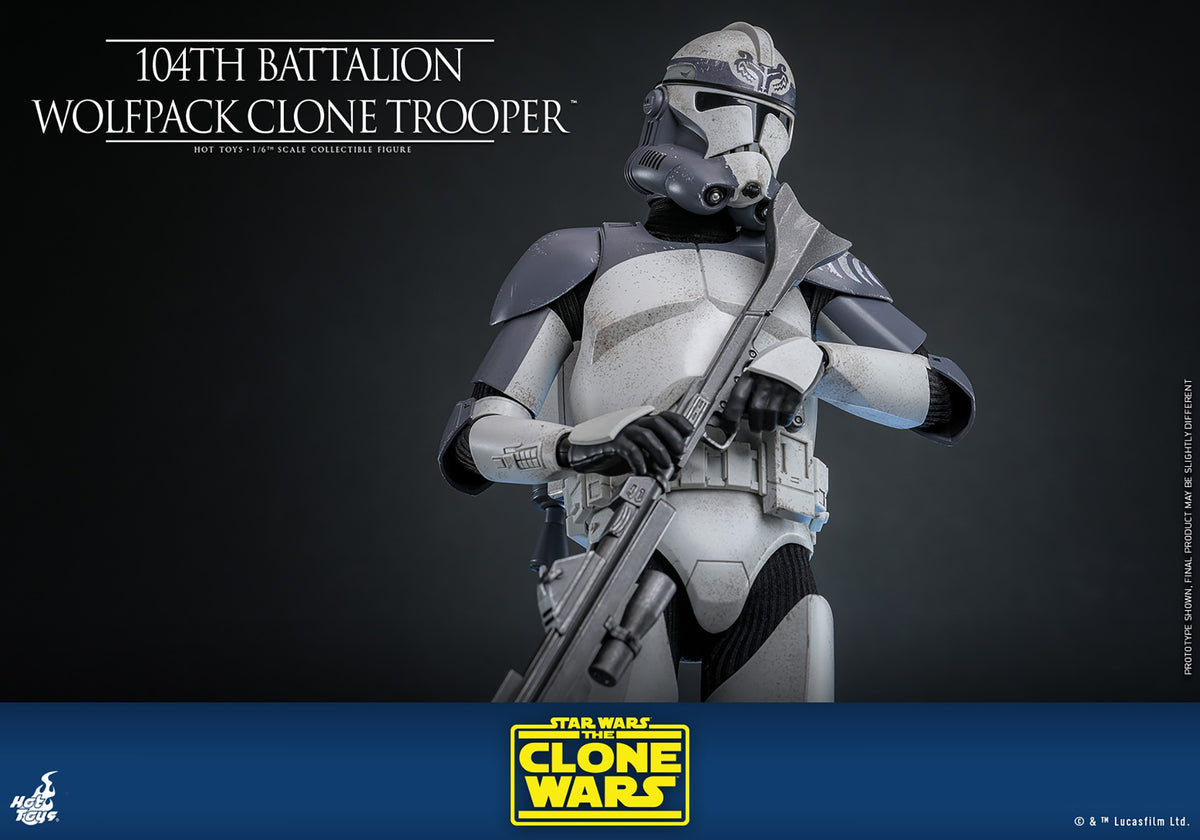 104th Battalion Wolfpack Clone Trooper Star Wars Sixth Scale Figure