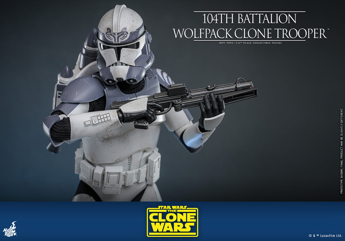 104th Battalion Wolfpack Clone Trooper Star Wars Sixth Scale Figure