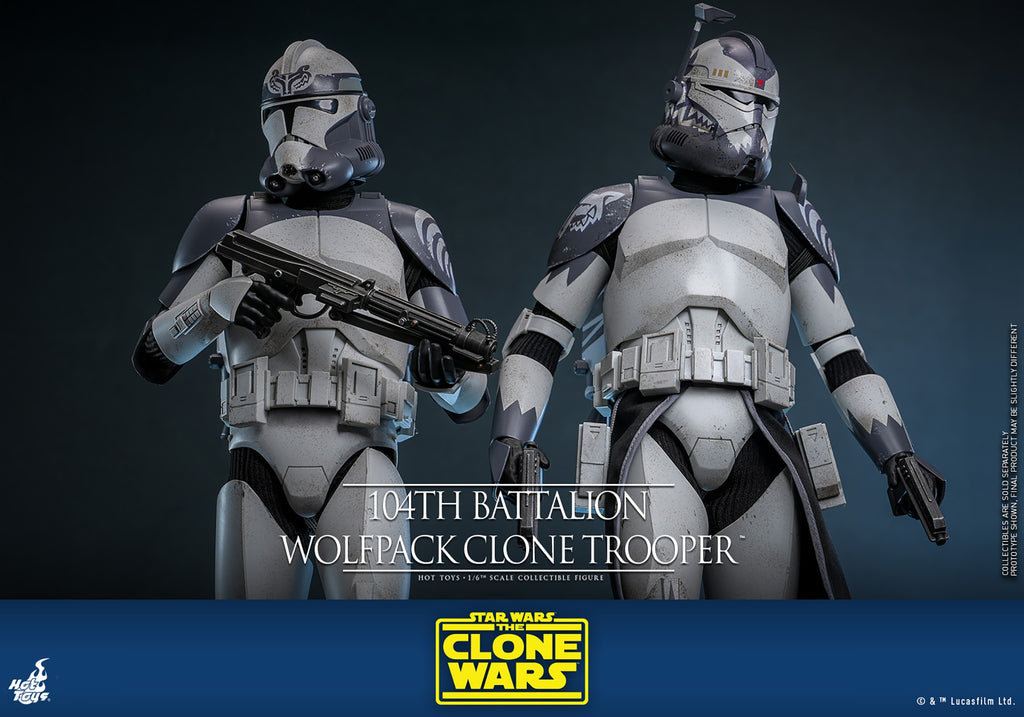 104th Battalion Wolfpack Clone Trooper Star Wars Sixth Scale Figure