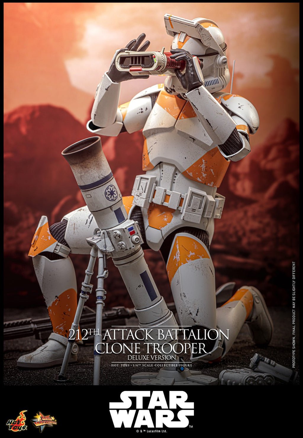 212th Attack Battalion Clone Trooper Star Wars Sixth Scale Figure
