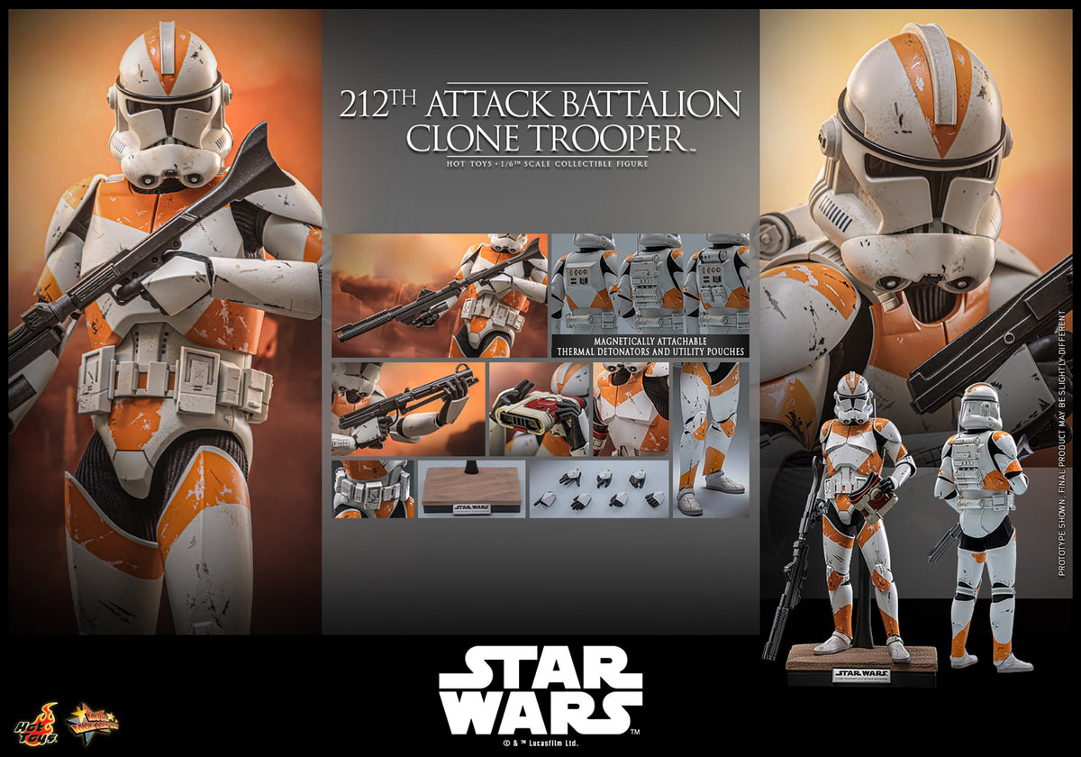 212th Attack Battalion Clone Trooper Star Wars Sixth Scale Figure