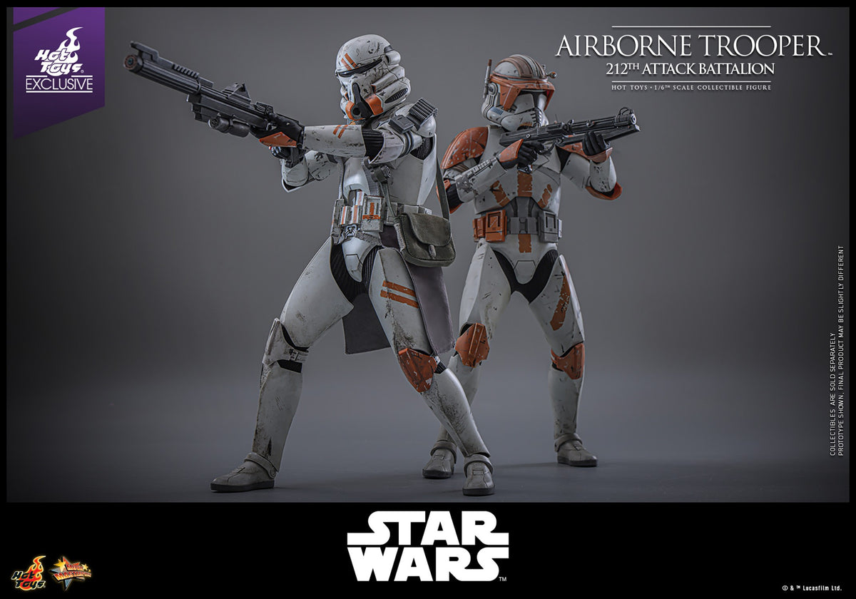 Airborne Trooper (212th Attack Battalion) Star Wars Sixth Scale Figure
