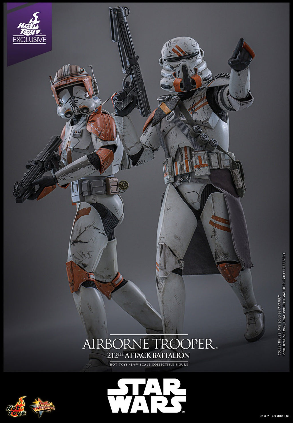 Airborne Trooper (212th Attack Battalion) Star Wars Sixth Scale Figure