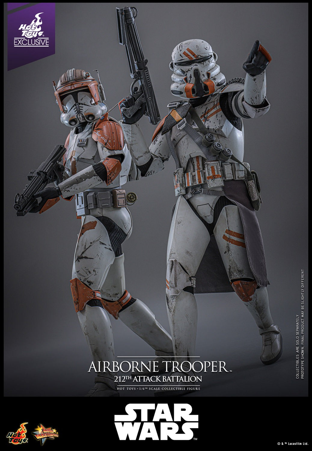 Airborne Trooper (212th Attack Battalion) Star Wars Sixth Scale Figure