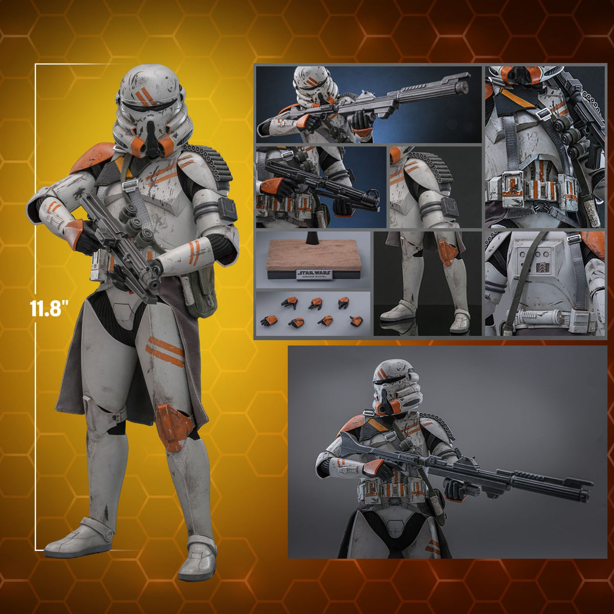 Airborne Trooper (212th Attack Battalion) Star Wars Sixth Scale Figure