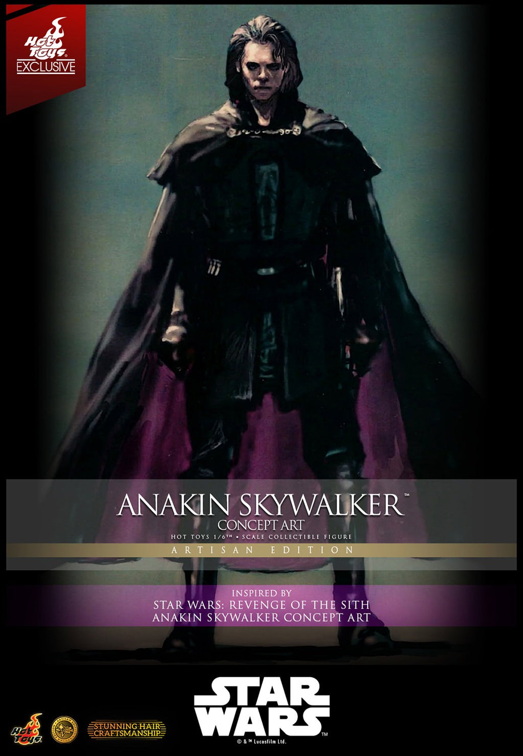 Anakin Skywalker (Concept Art Version) (Artisan Edition) Star Wars Sixth Scale Figure