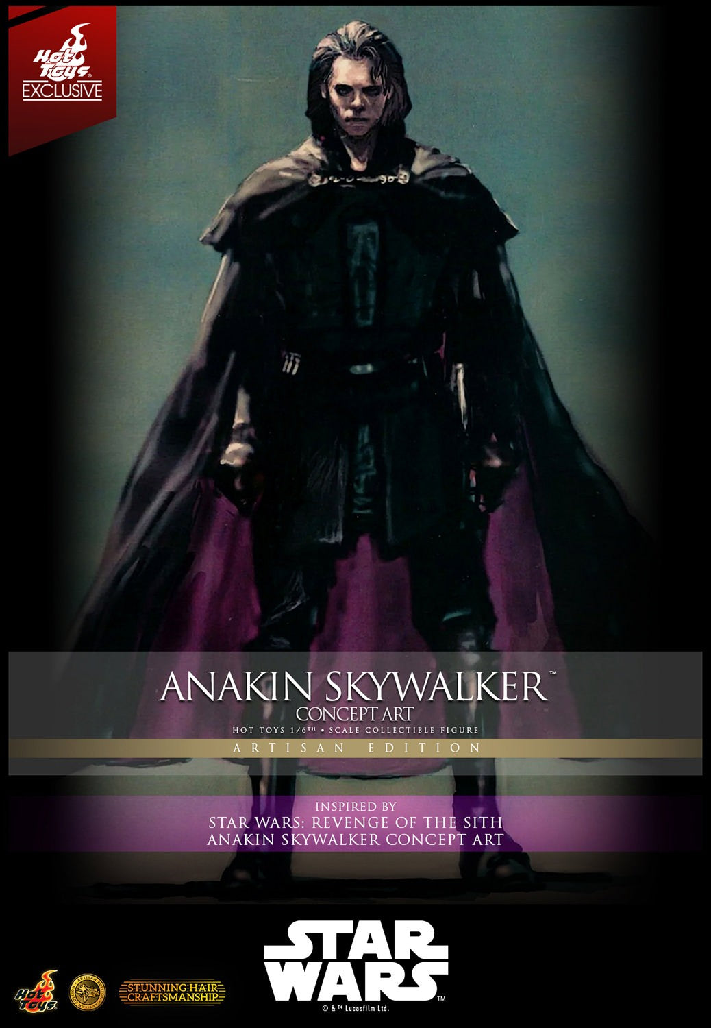 Anakin Skywalker (Concept Art Version) (Artisan Edition) Star Wars Sixth Scale Figure
