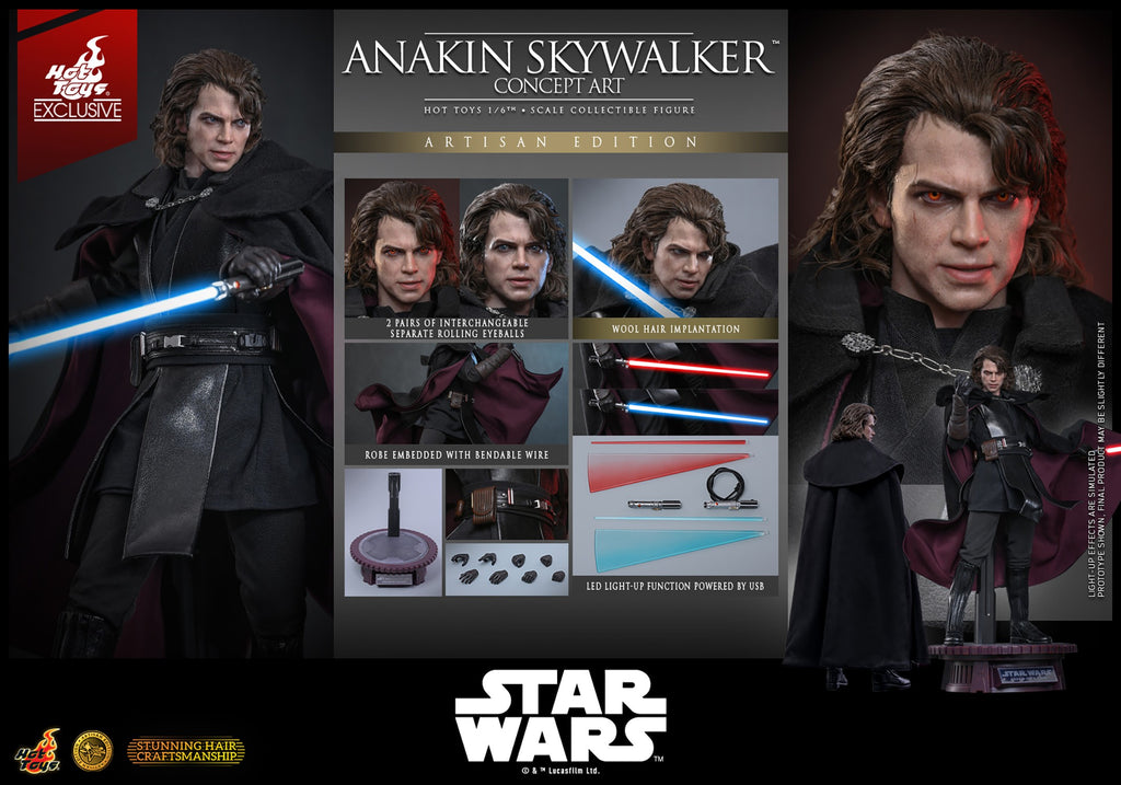 Anakin Skywalker (Concept Art Version) (Artisan Edition) Star Wars Sixth Scale Figure