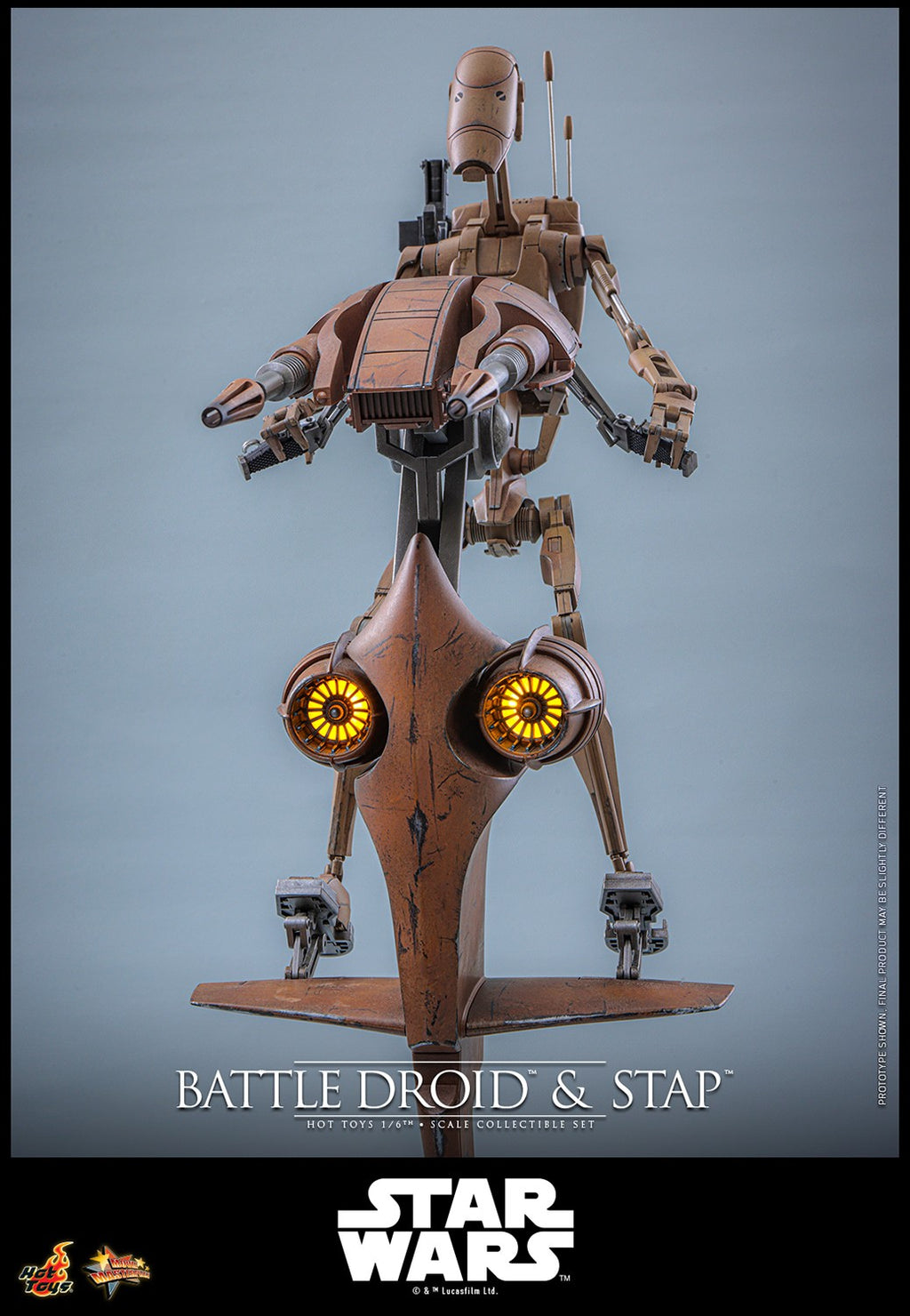 Battle Droid & STAP Star Wars Sixth Scale Figure Set