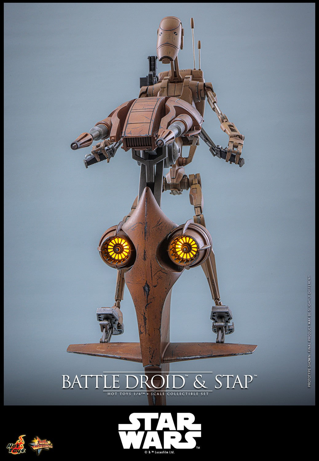 Battle Droid & STAP Star Wars Sixth Scale Figure Set