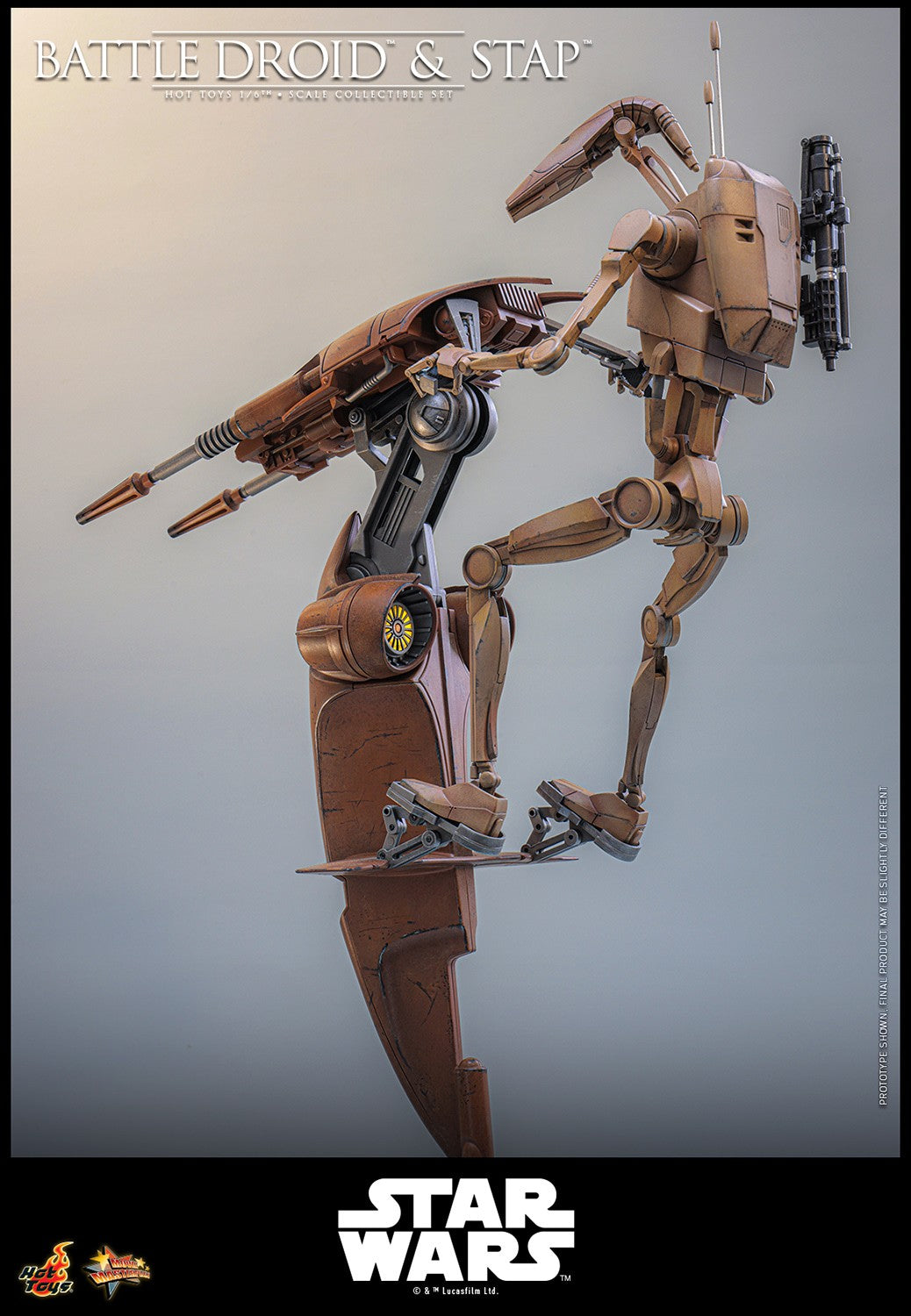 Battle Droid & STAP Star Wars Sixth Scale Figure Set