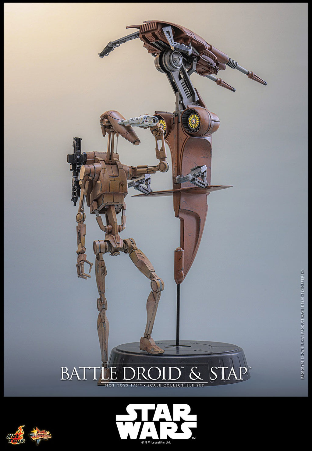 Battle Droid & STAP Star Wars Sixth Scale Figure Set