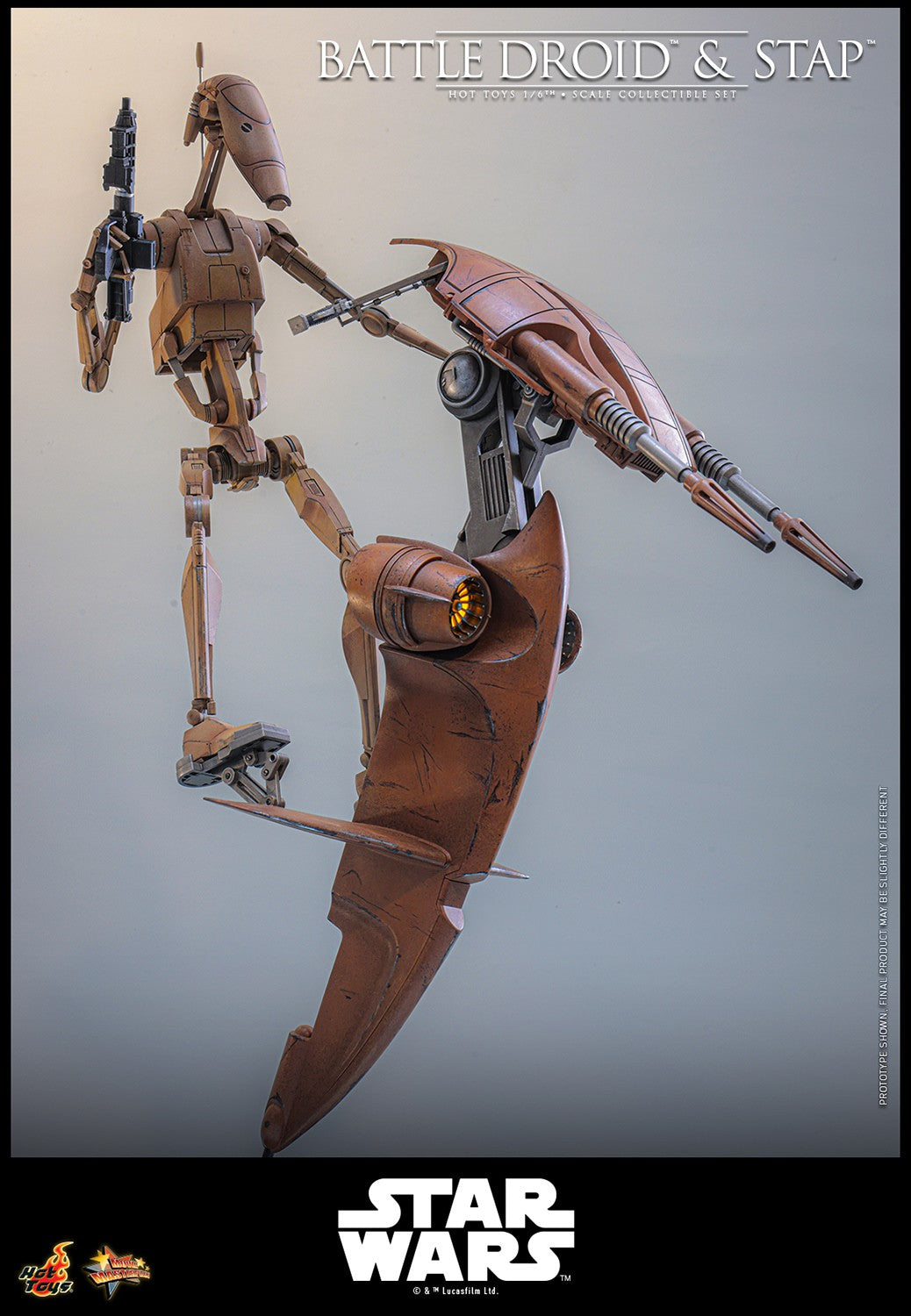 Battle Droid & STAP Star Wars Sixth Scale Figure Set