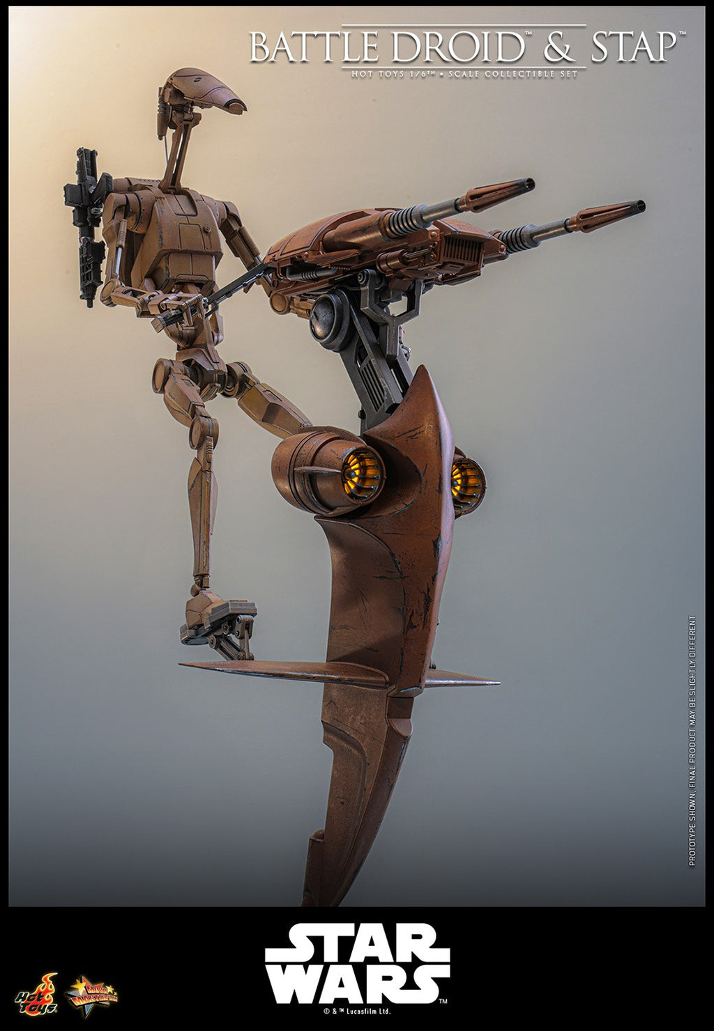 Battle Droid & STAP Star Wars Sixth Scale Figure Set