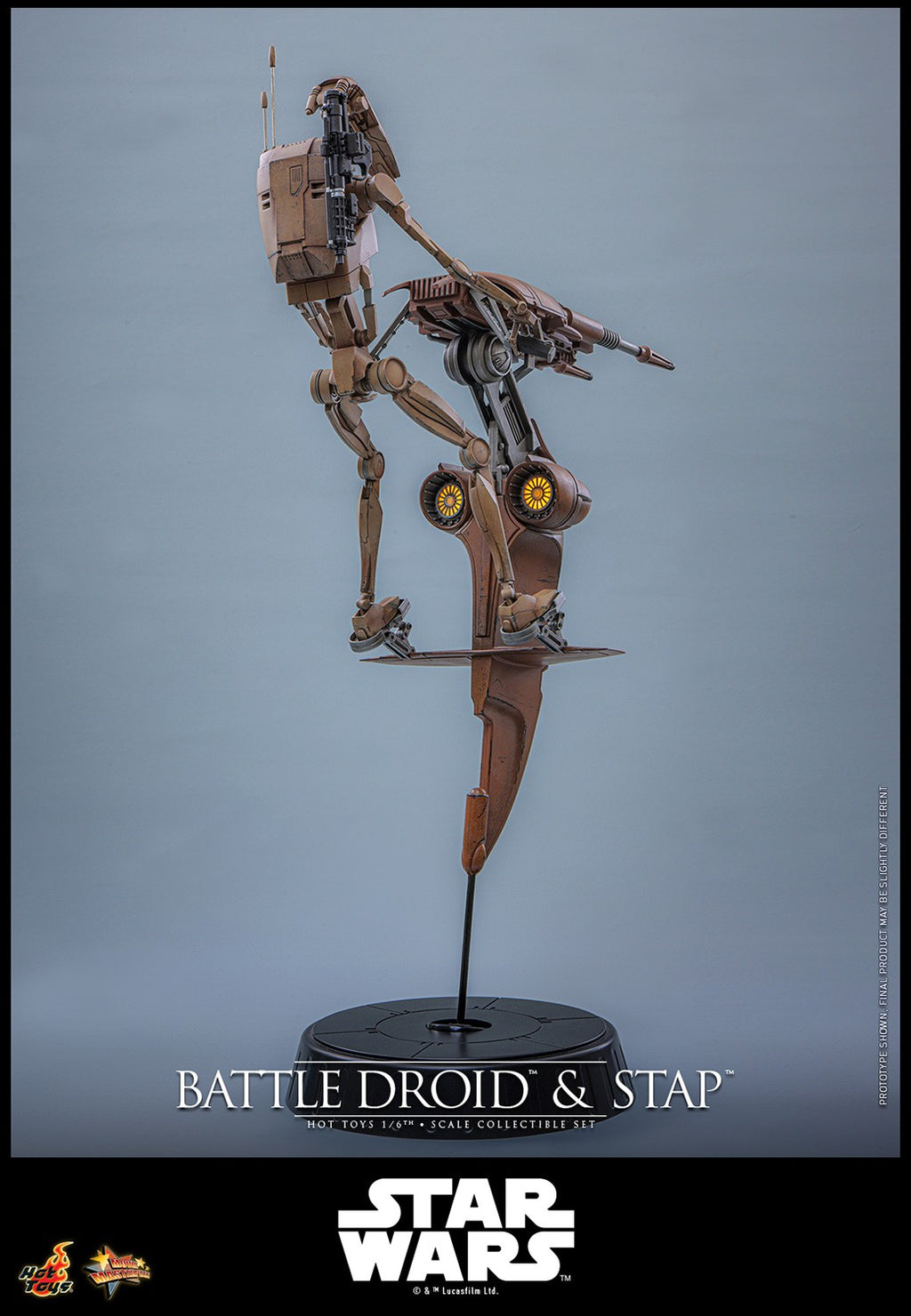 Battle Droid & STAP Star Wars Sixth Scale Figure Set
