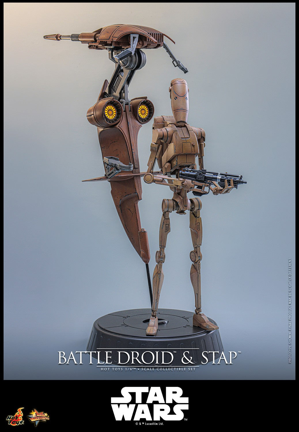 Battle Droid & STAP Star Wars Sixth Scale Figure Set