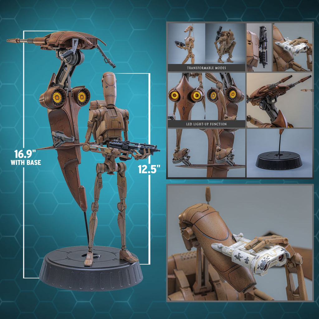 Battle Droid & STAP Star Wars Sixth Scale Figure Set