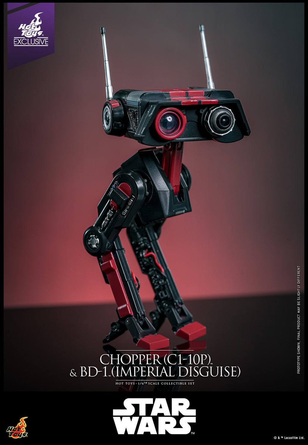 Chopper (C1-10P) & BD-1 (Imperial Disguise) Star Wars Sixth Scale Figure Set