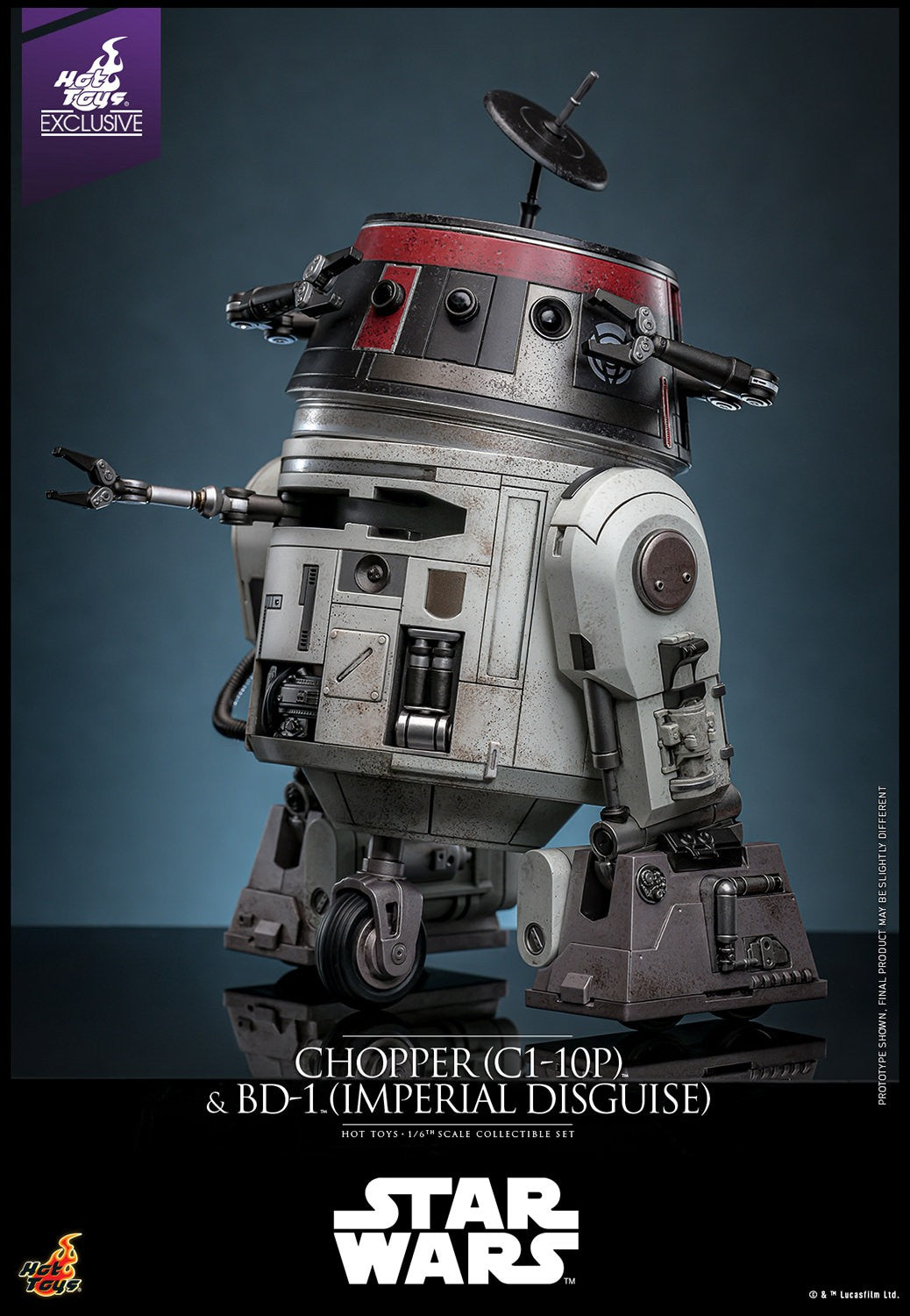 Chopper (C1-10P) & BD-1 (Imperial Disguise) Star Wars Sixth Scale Figure Set