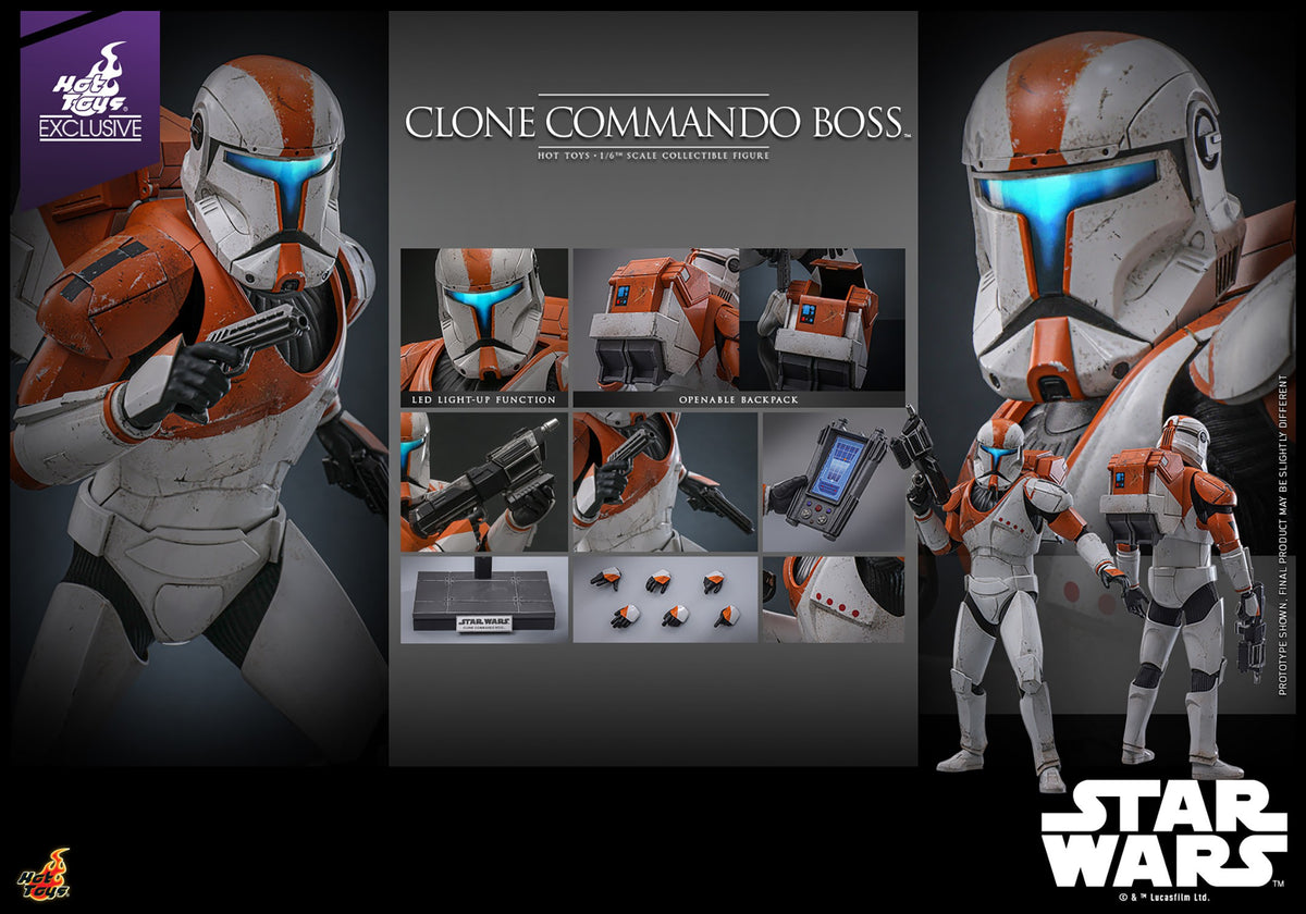 Clone Commando Boss Star Wars Sixth Scale Figure