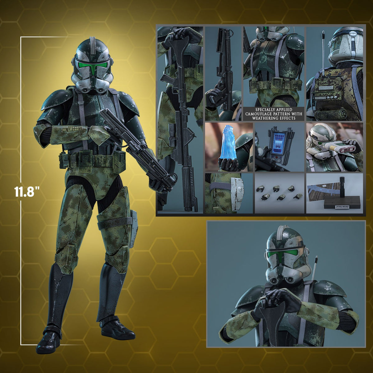 Clone Commander Gree Star Wars Sixth Scale Figure