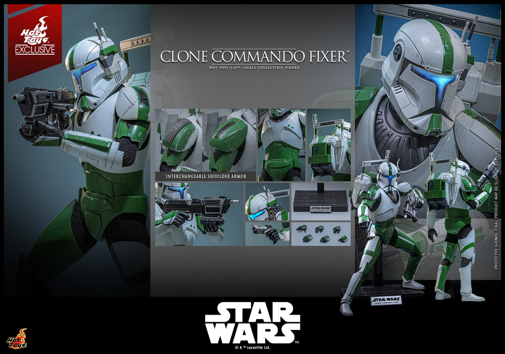 Clone Commando Fixer Star Wars Sixth Scale Figure