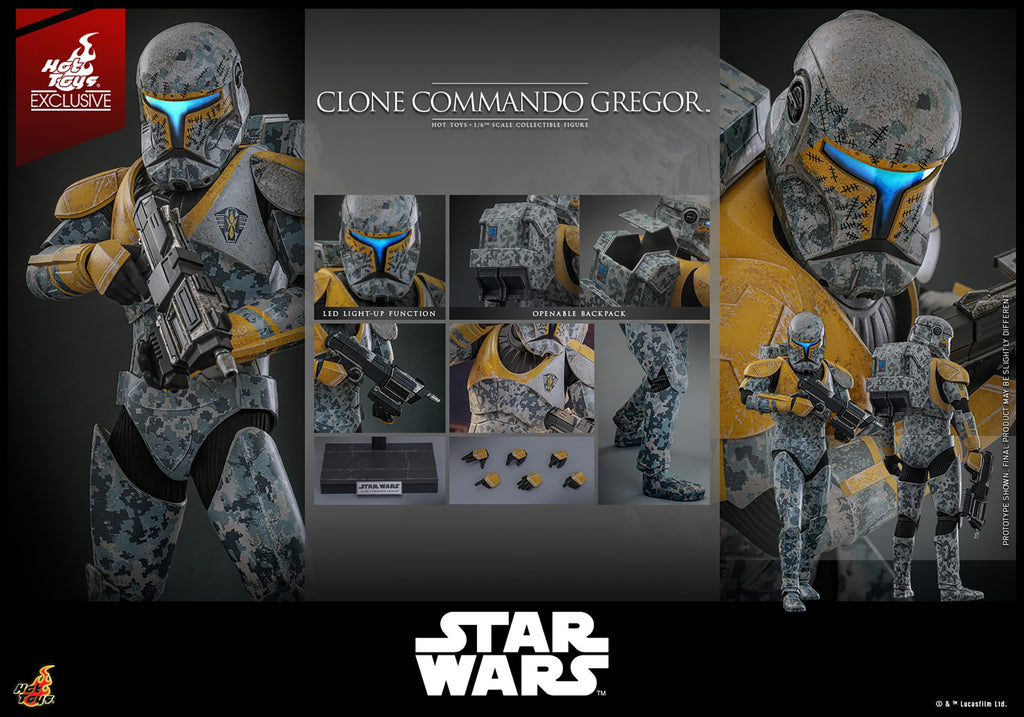 Clone Commando Gregor Star Wars Sixth Scale Figure