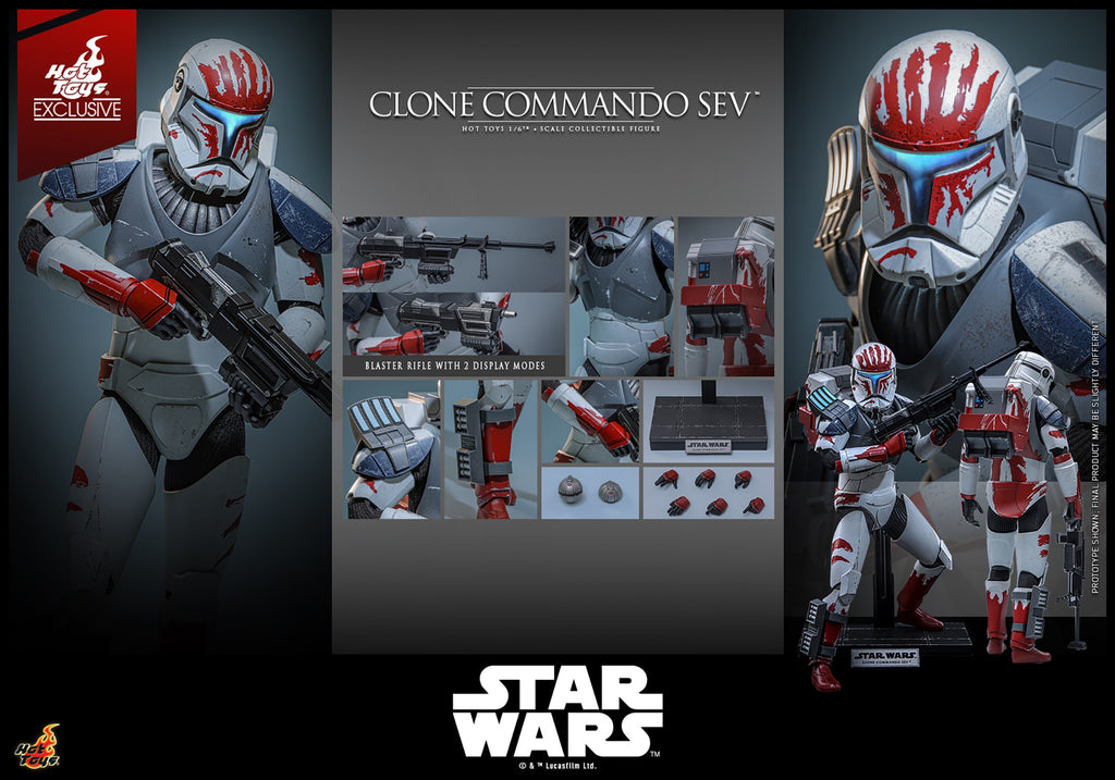 Clone Commando Sev Star Wars Sixth Scale Figure