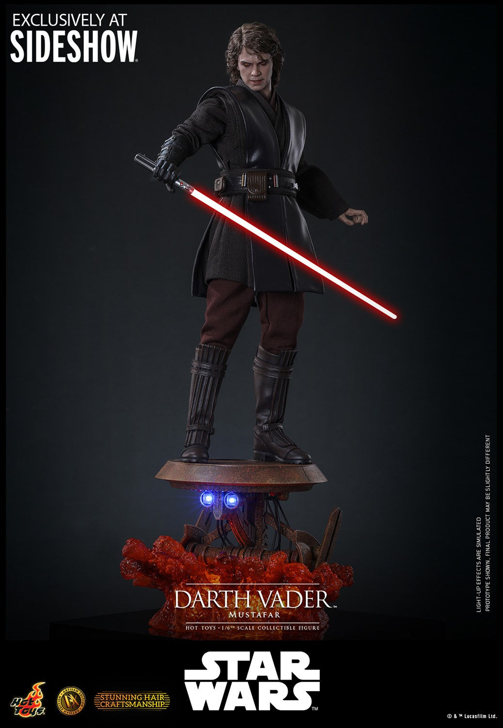 Darth Vader (Mustafar) (Artisan Edition) Star Wars Sixth Scale Figure