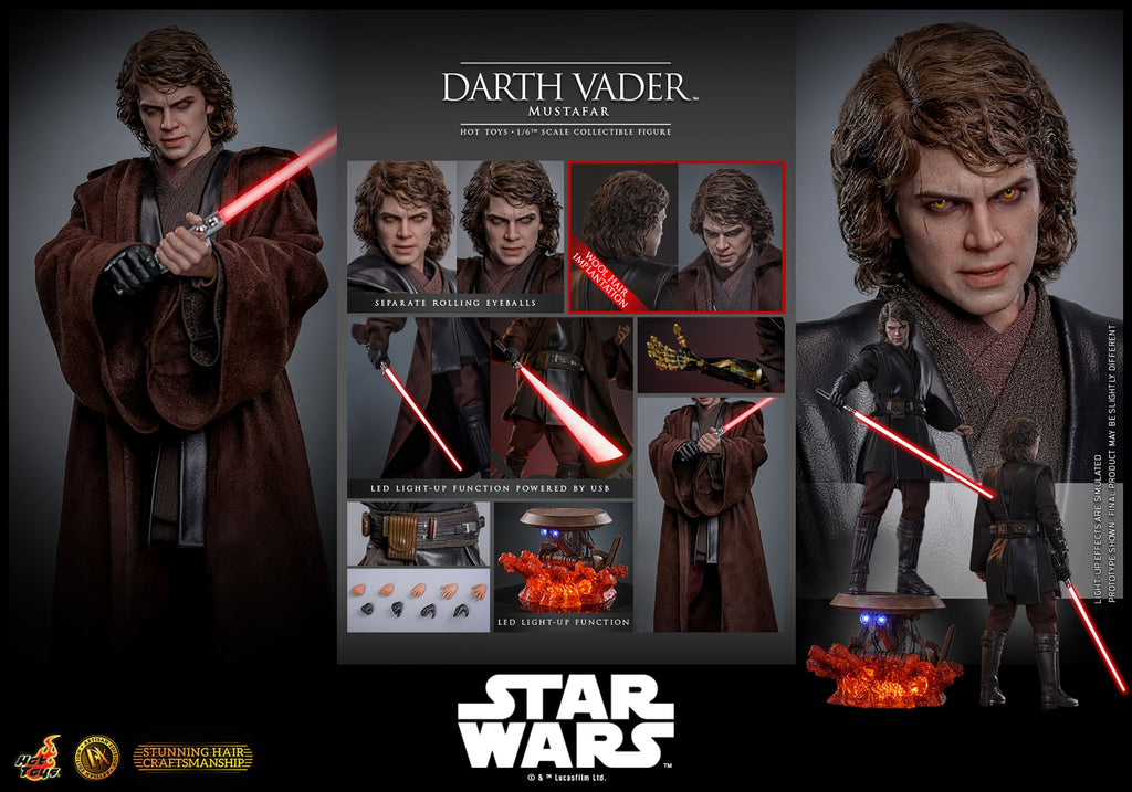 Darth Vader (Mustafar) (Artisan Edition) Star Wars Sixth Scale Figure