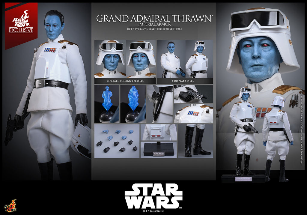 Grand Admiral Thrawn (Imperial Armor) Star Wars Sixth Scale Figure