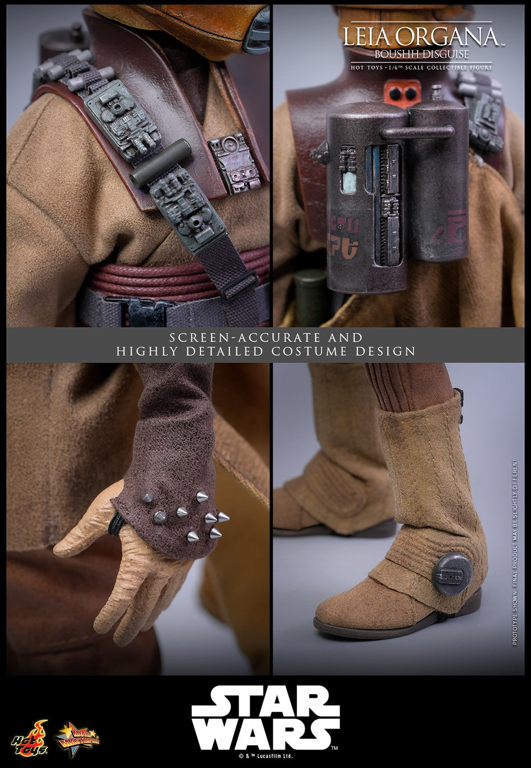 Leia Organa (Boushh Disguise) Star Wars Sixth Scale Figure