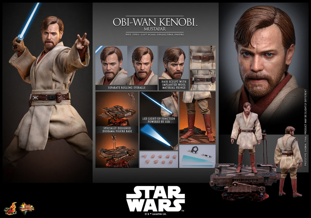 Obi-Wan Kenobi (Mustafar) Star Wars Sixth Scale Figure