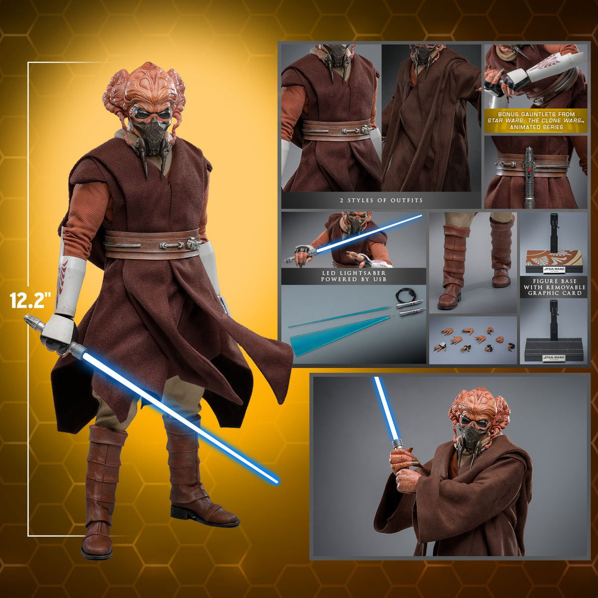 Plo Koon Star Wars Sixth Scale Figure