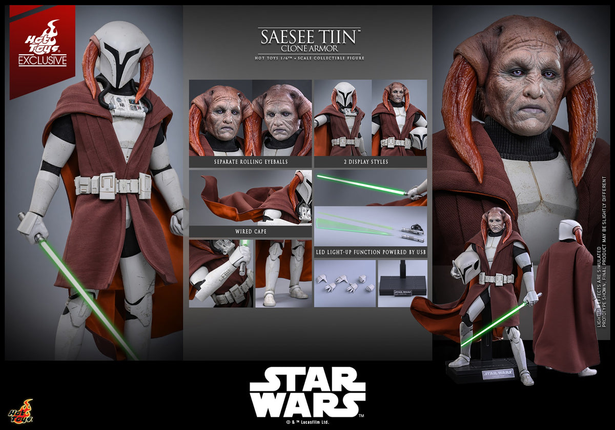 Saesee Tiin (Clone Armor) Star Wars Sixth Scale Figure
