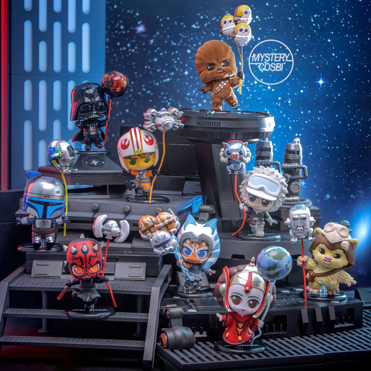 Star Wars Balloon Cosbi Bobble-Head Collection Series 2 Blind Box Set