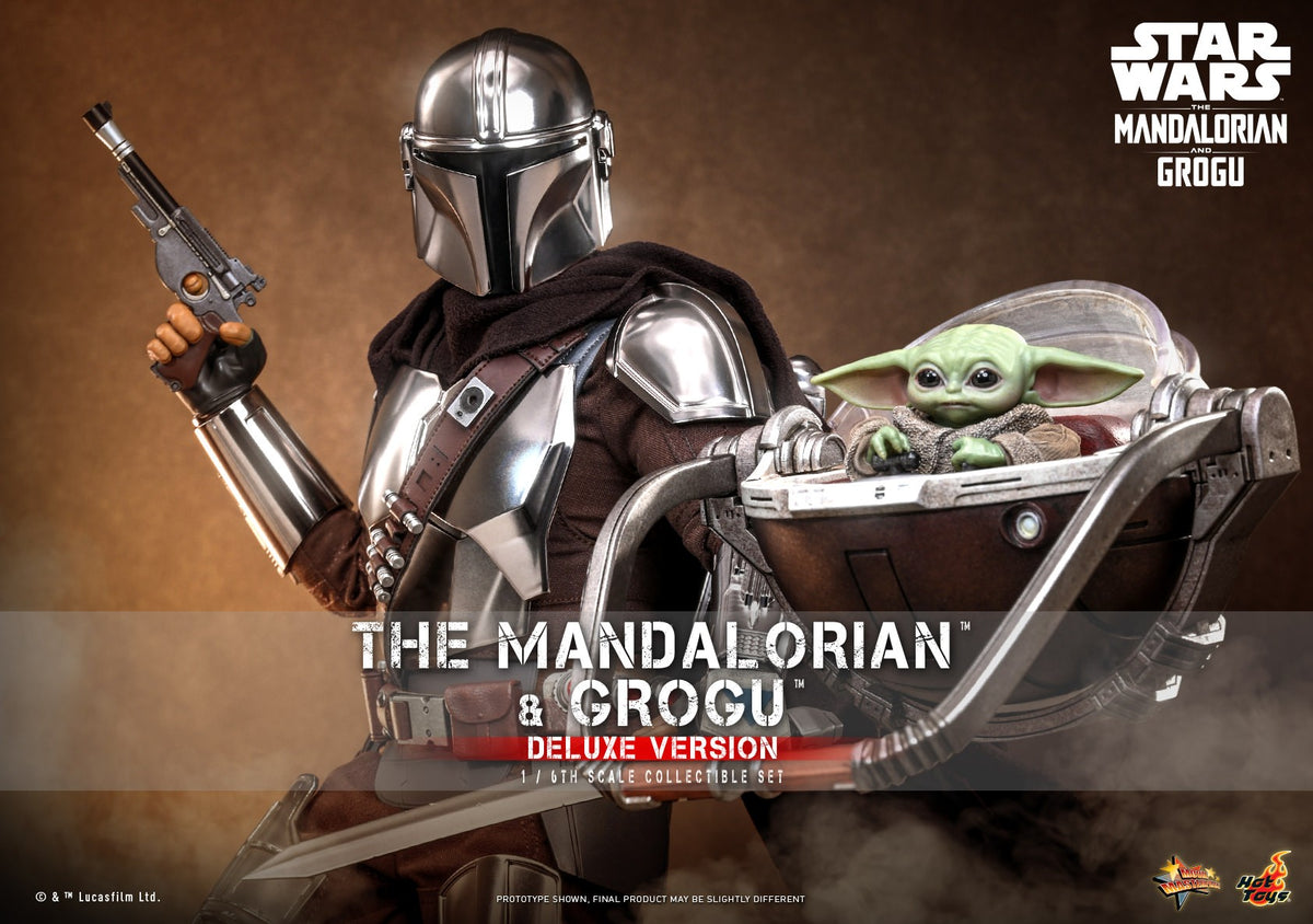 The Mandalorian and Grogu Star Wars Sixth Scale Figure Set