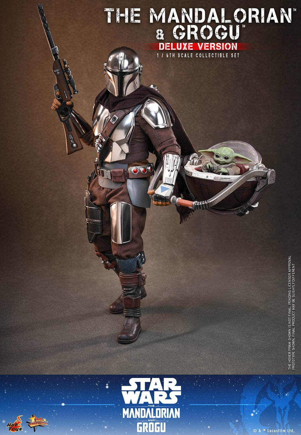 The Mandalorian and Grogu Star Wars Sixth Scale Figure Set