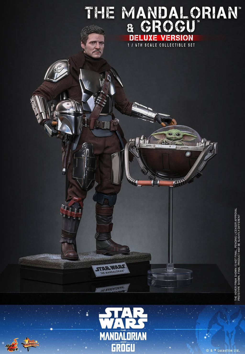 The Mandalorian and Grogu Star Wars Sixth Scale Figure Set