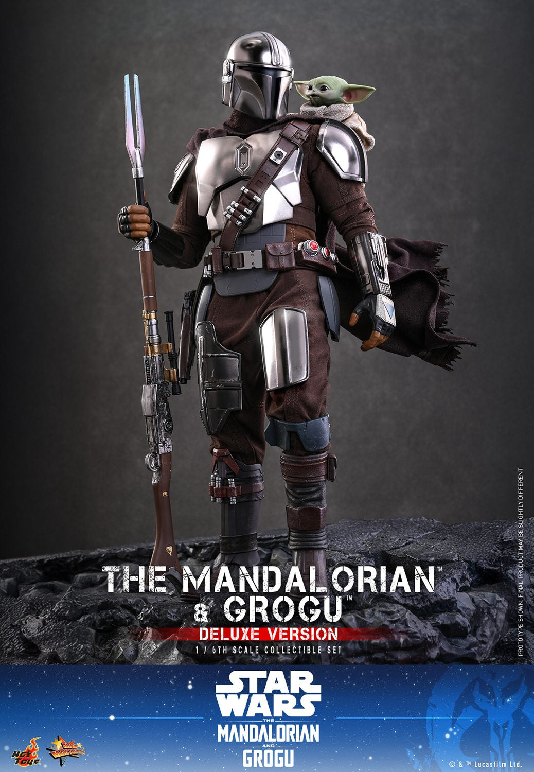 The Mandalorian and Grogu Star Wars Sixth Scale Figure Set