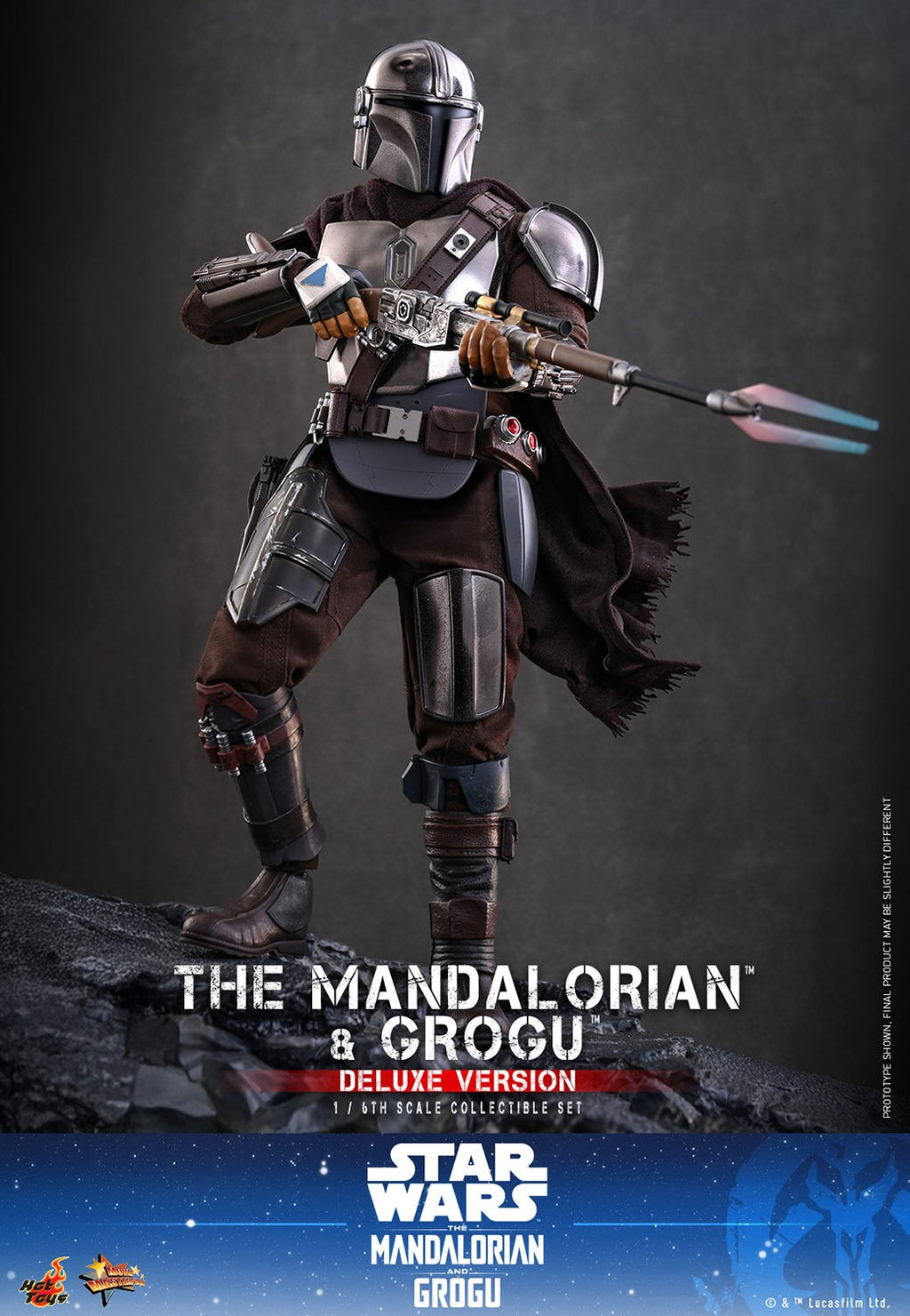 The Mandalorian and Grogu Star Wars Sixth Scale Figure Set