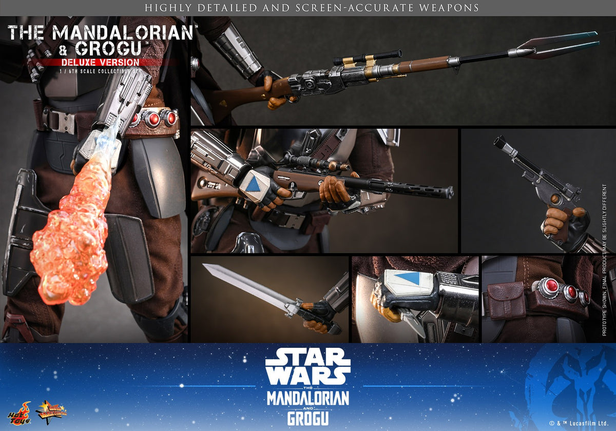 The Mandalorian and Grogu Star Wars Sixth Scale Figure Set