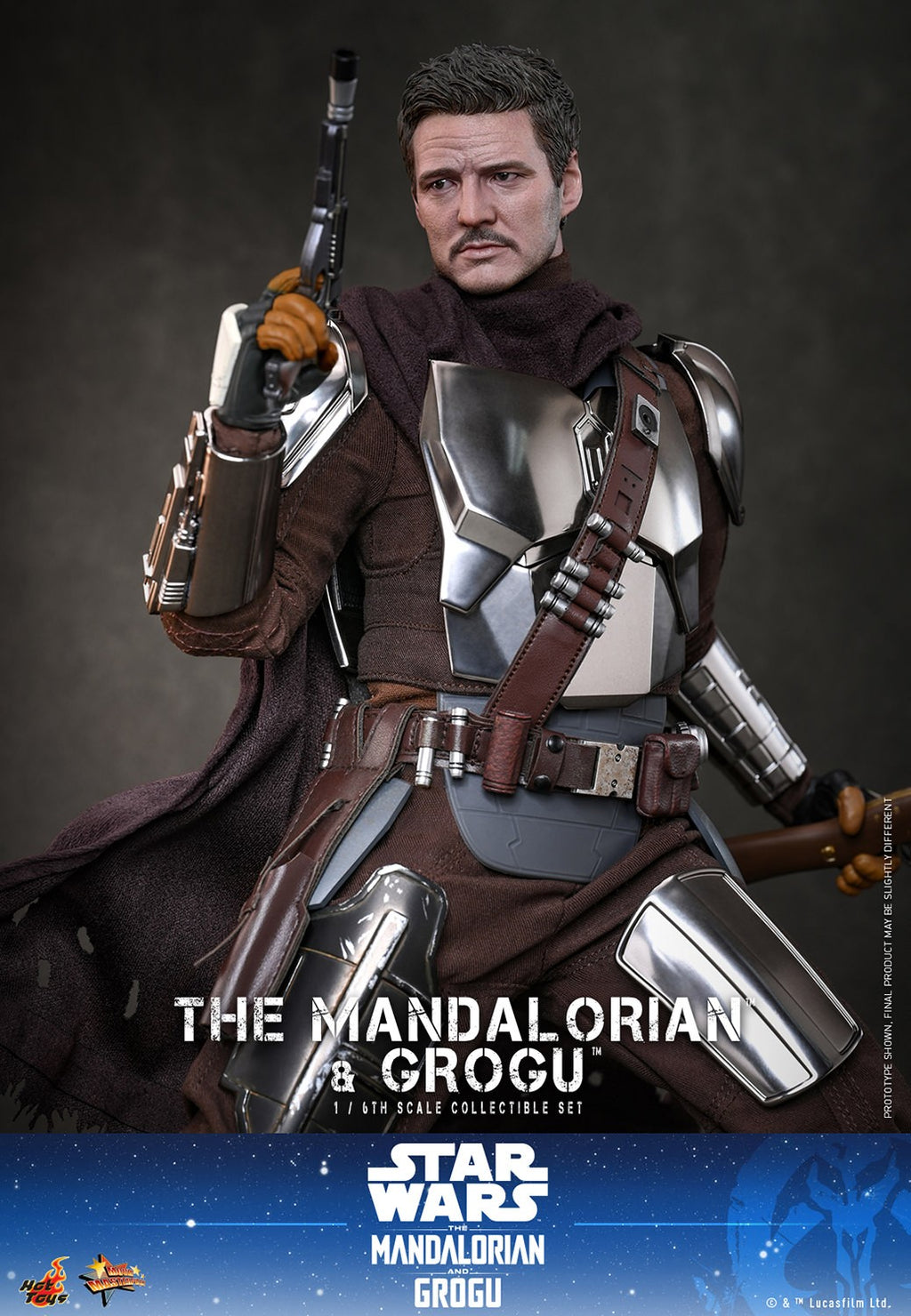 The Mandalorian and Grogu Star Wars Sixth Scale Figure Set