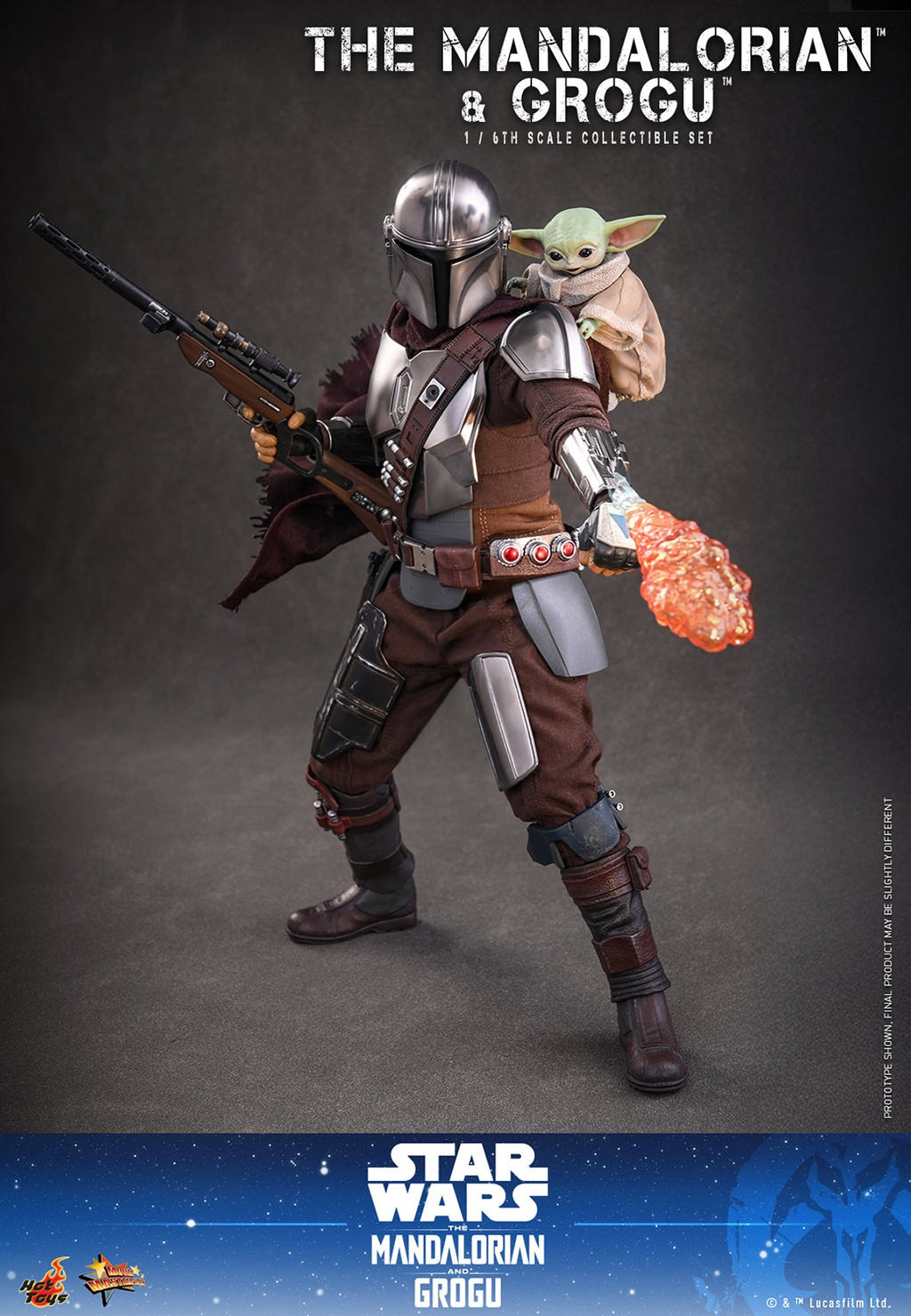 The Mandalorian and Grogu Star Wars Sixth Scale Figure Set