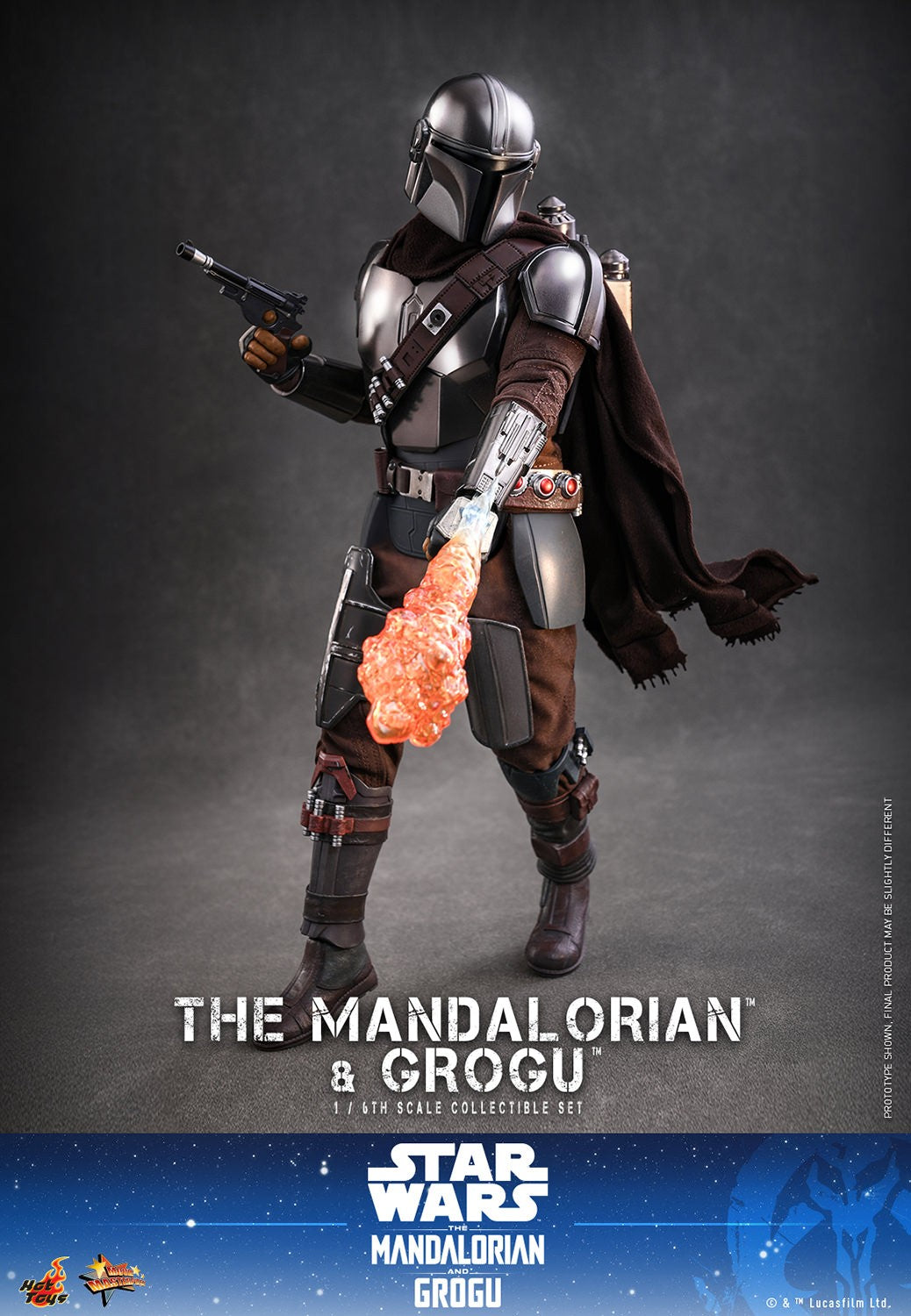 The Mandalorian and Grogu Star Wars Sixth Scale Figure Set