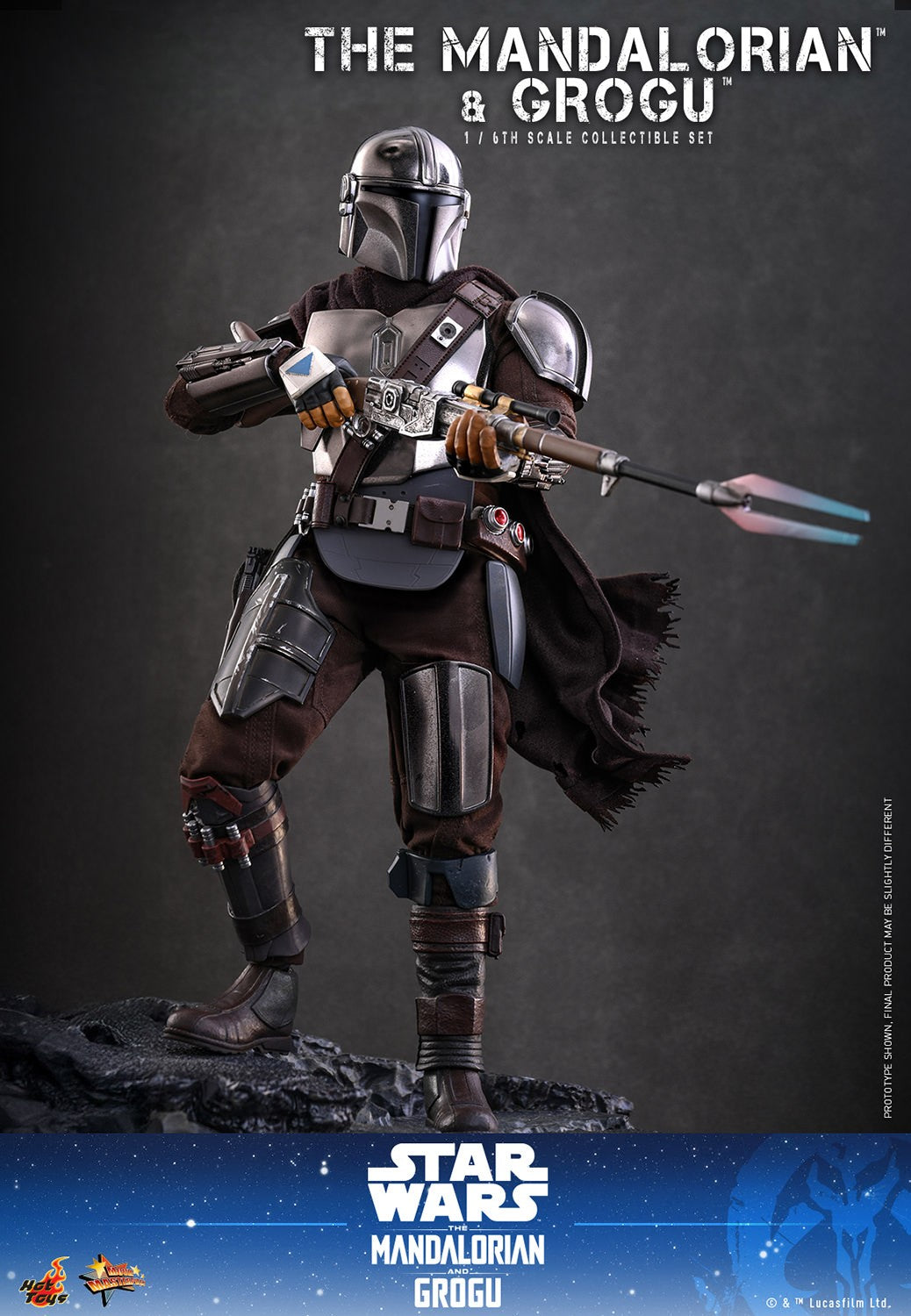 The Mandalorian and Grogu Star Wars Sixth Scale Figure Set
