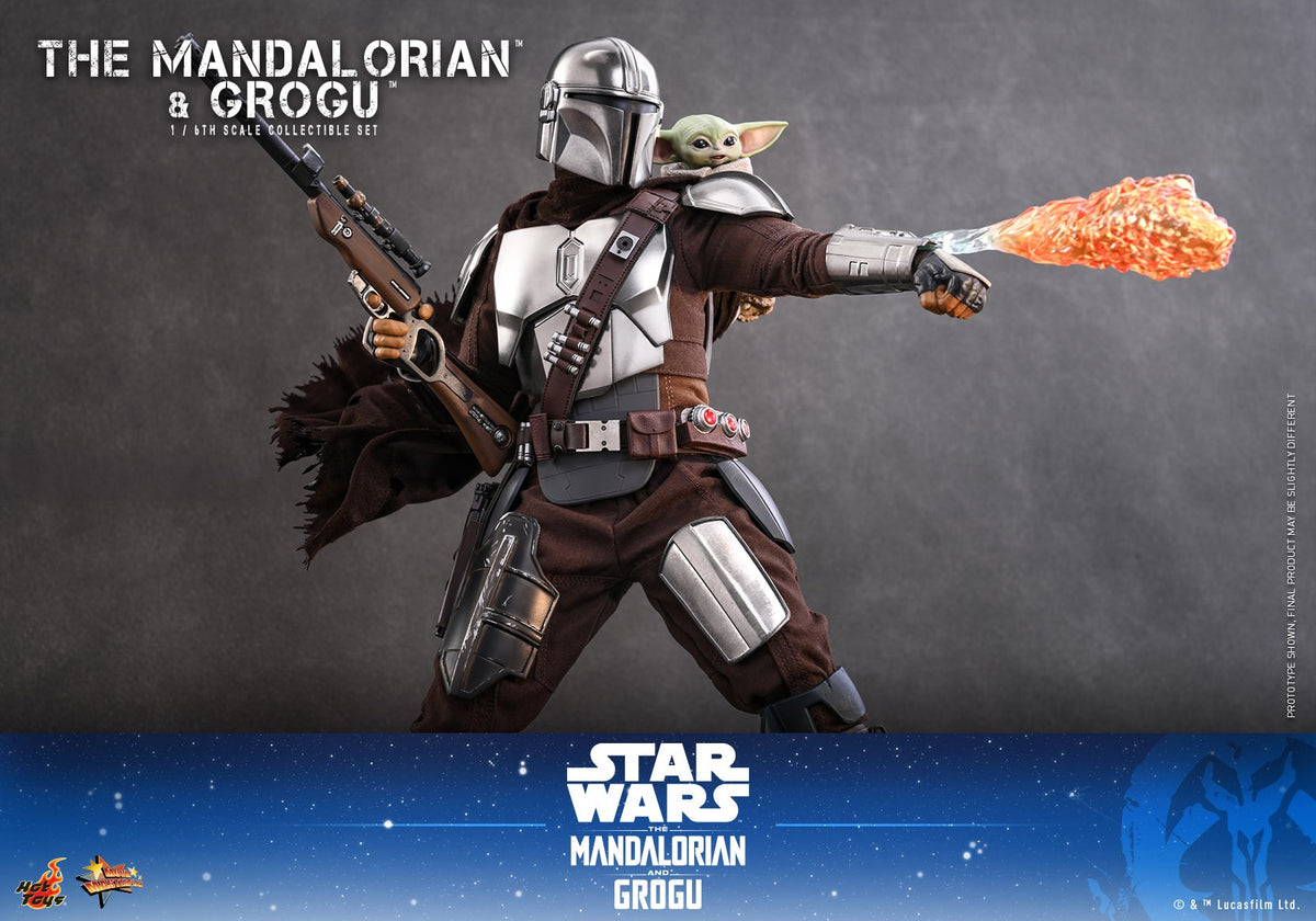 The Mandalorian and Grogu Star Wars Sixth Scale Figure Set